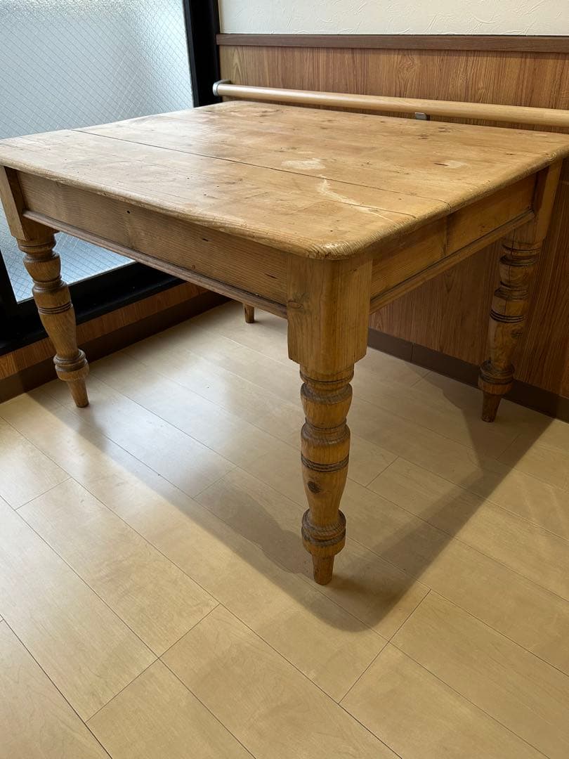 F F3、購入出来ません。イギリスアンティークパインダイニングテーブル