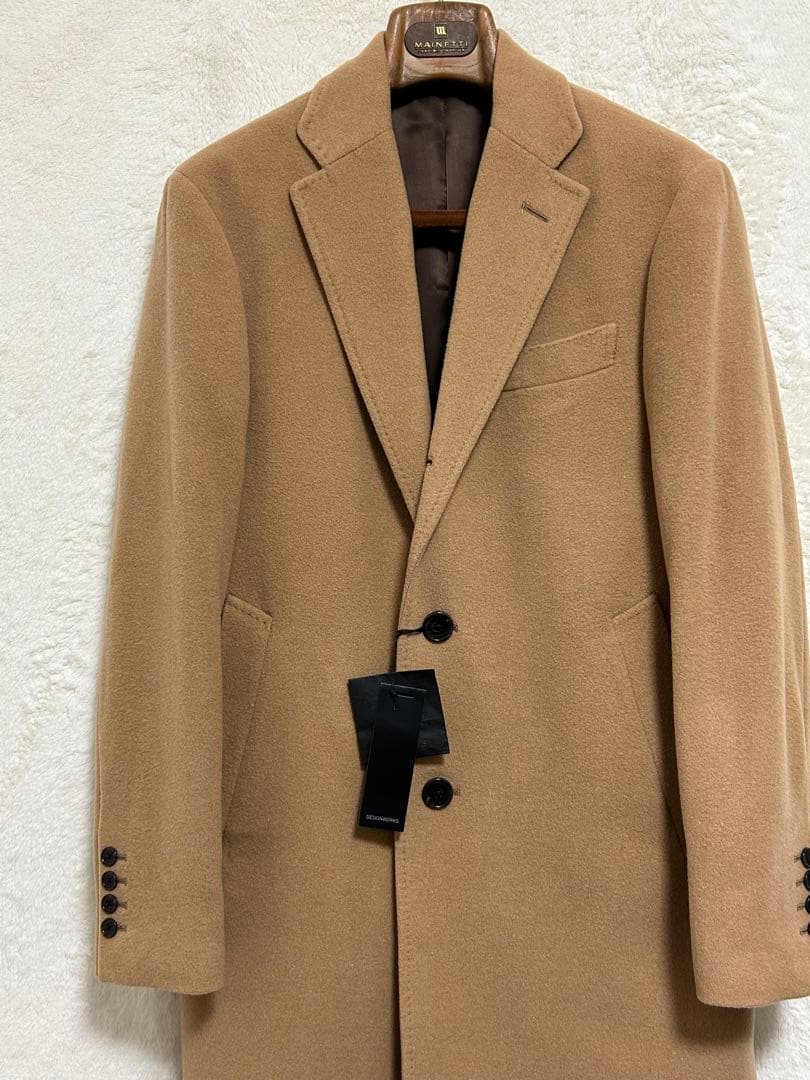 【新品】DESISNWORKS デザインワークス チェスターコート L キャメル