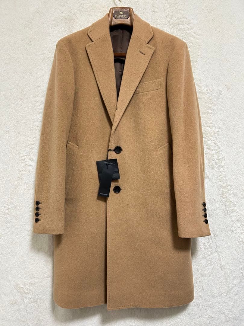 【新品】DESISNWORKS デザインワークス チェスターコート L キャメル