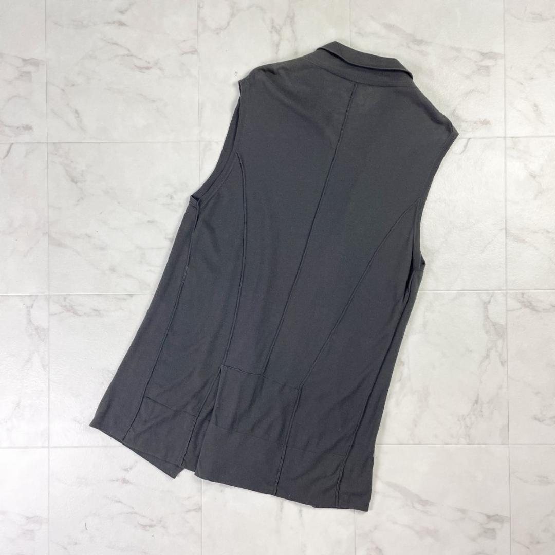 美品 アンドゥムルメステール ロングジレ チャコールグレー XXS*LD205