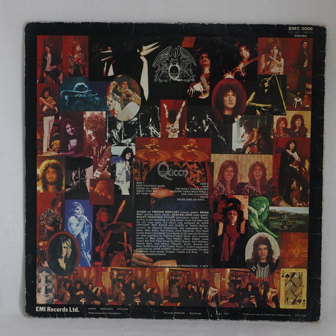 英LP Queen UK盤 Stereo UKオリジナル盤初期プレス クイーン