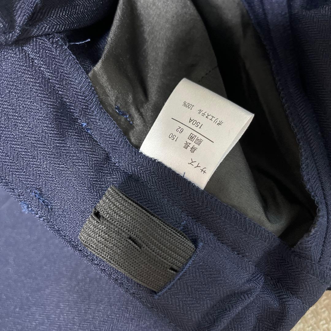 卒業式　男の子　スーツ　6点セット　150サイズ　ネイビー