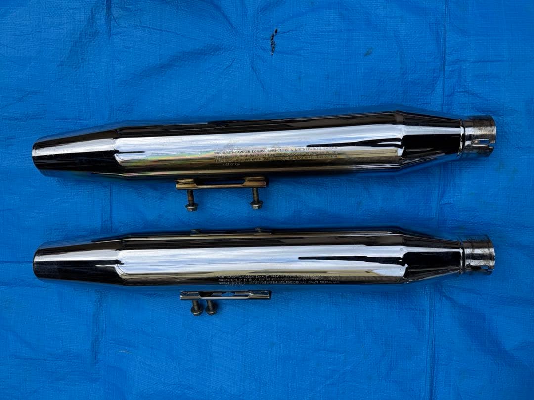 g*e様 ハーレーダビットソン 北米純正マフラー ダイナ FXDLローライダー