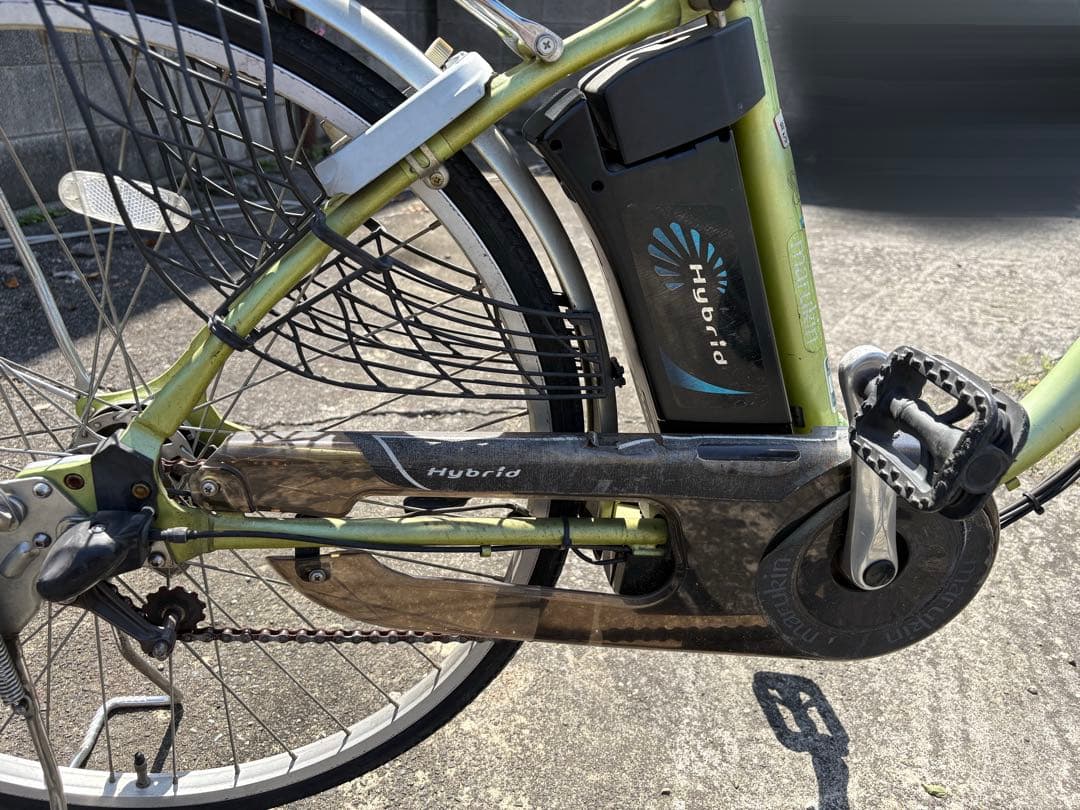 川*博様 引取り限定 マルキン 電動自転車 充電器/バッテリーあり※訳アリ/ジャ