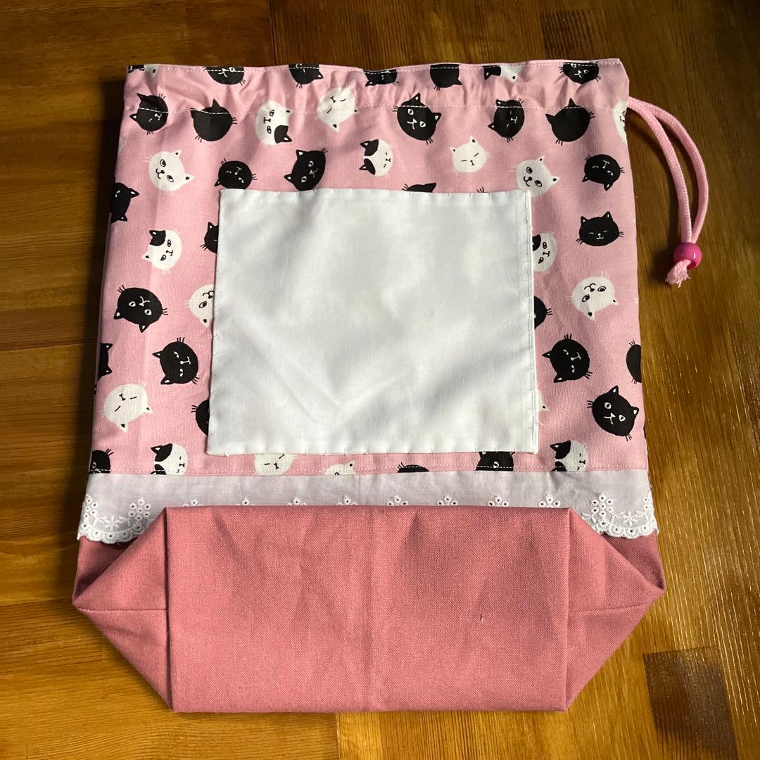みき【HM】入園入学セット☆レッスンバッグ☆上履き袋☆お着替え袋☆猫柄