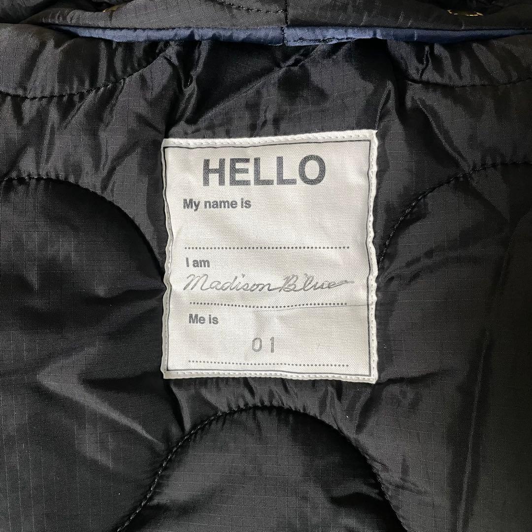美品★マディソンブルー　キルティング　ベスト　ロング　中綿　リバーシブル　1