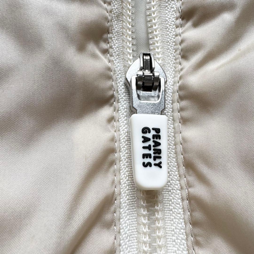 パーリーゲイツ　ハーフジップ　中綿　ブルゾン　ニット切り替え　大きいサイズ