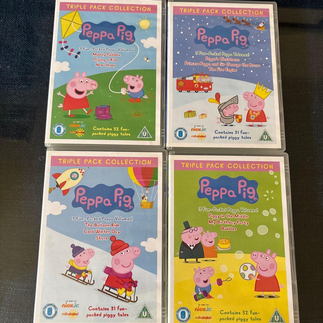 Peppa Pig 12ディスクDVDボックスセット 英語