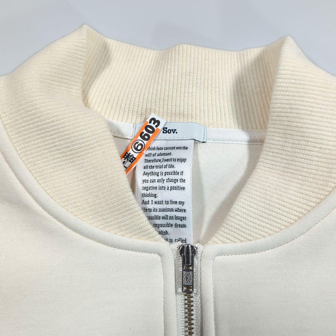 25新作 Sov. ダブスタ NOモノフィラフリルブルゾン F アウター