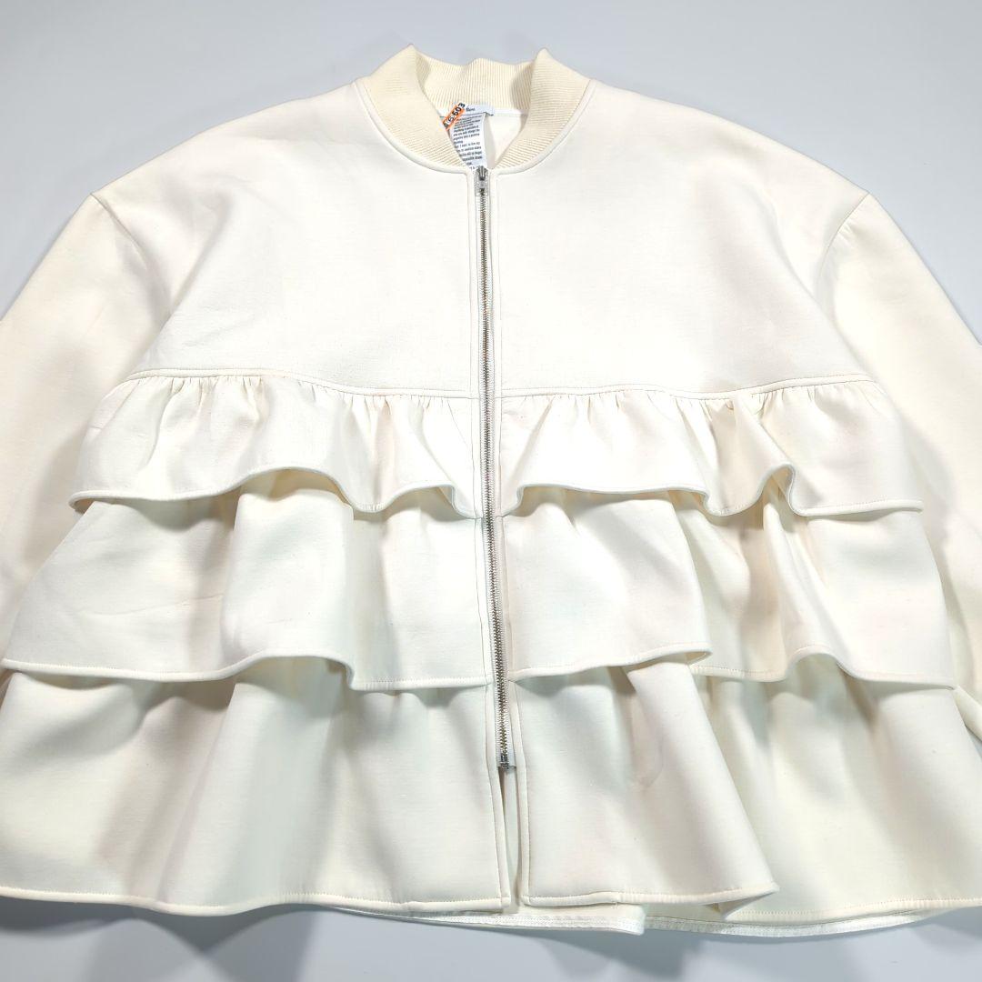 25新作 Sov. ダブスタ NOモノフィラフリルブルゾン F アウター