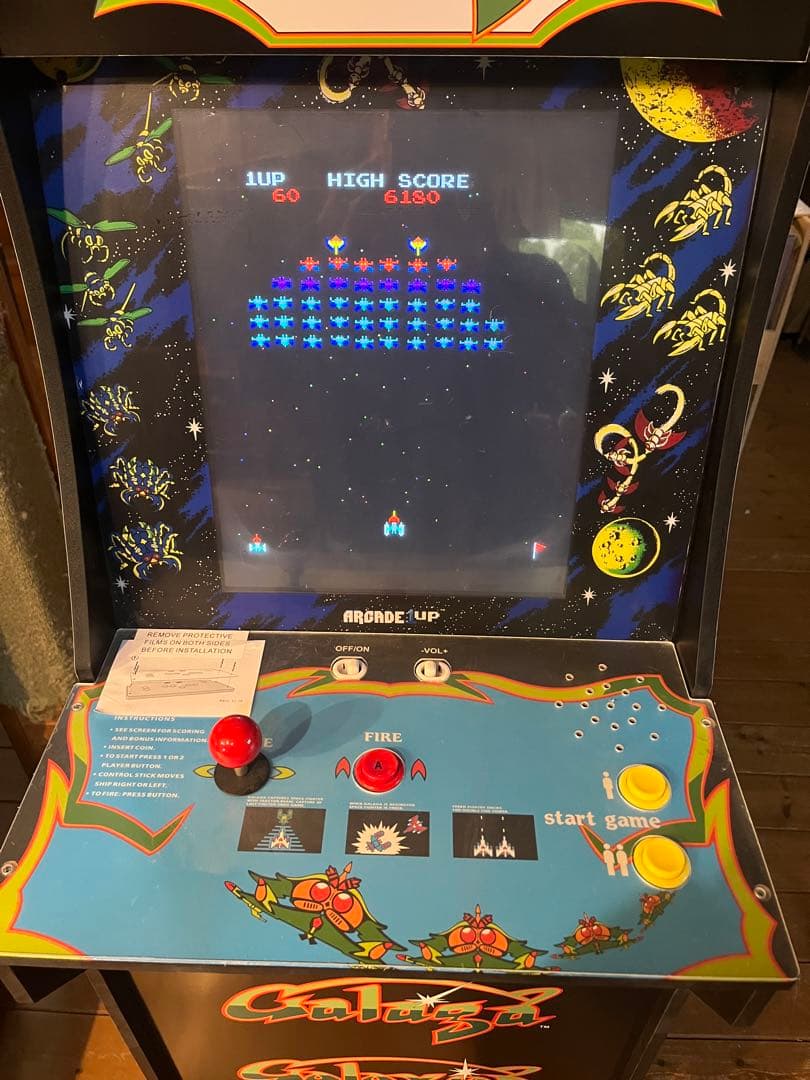 たっつープロフ確認  Arcade1Up ギャラガ・ギャラクシアン