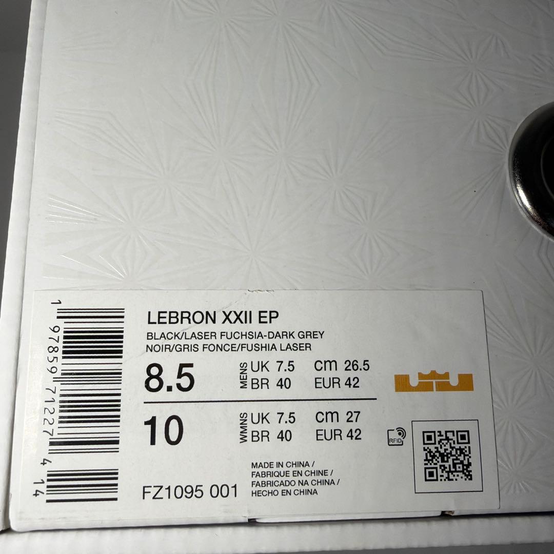 US8.5新品 Nike LeBron 22 EP Tunnel Vision