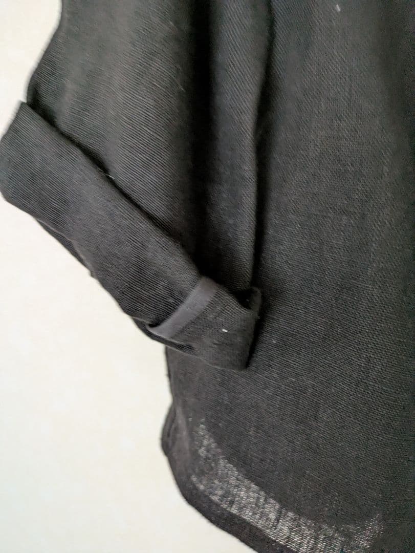 美品【rehellinen】 ♪slow linen Jacket♪BLACK