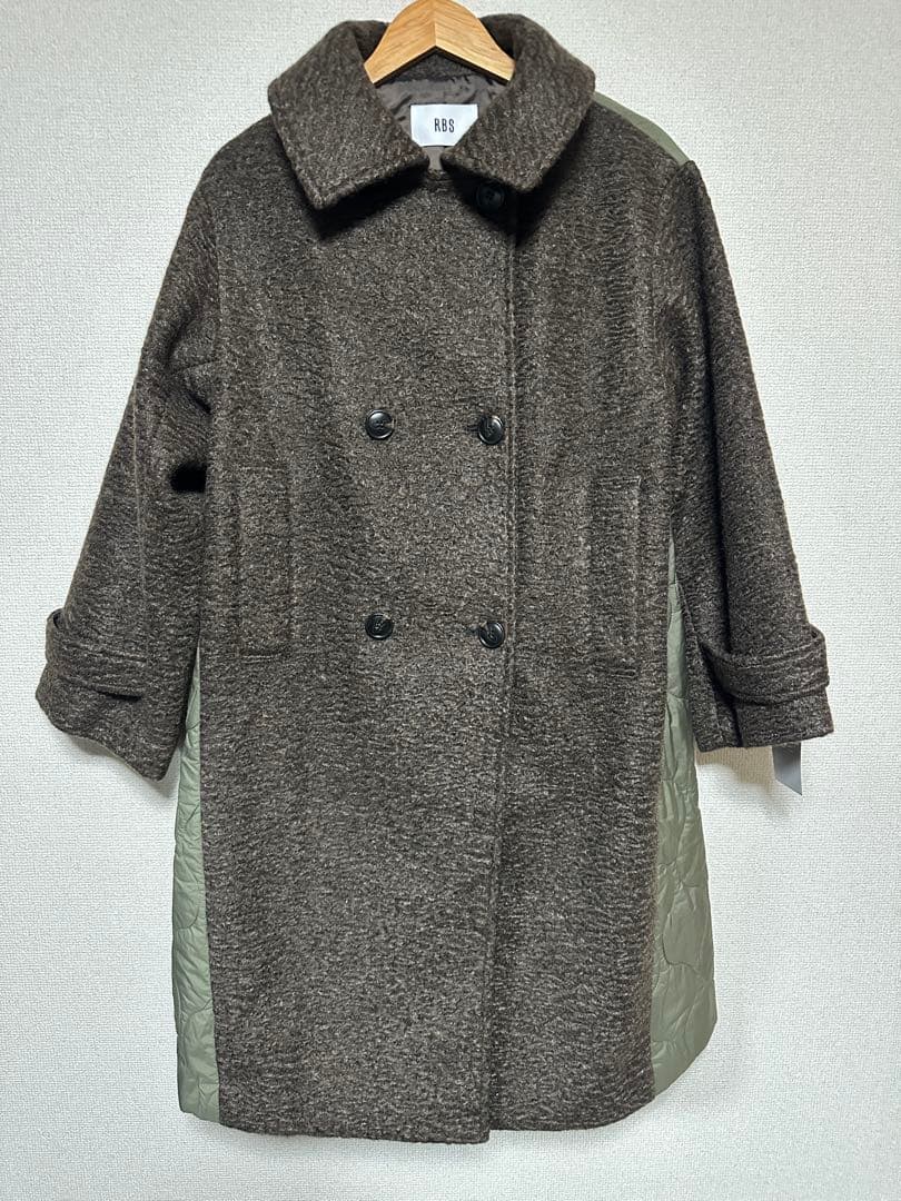 Ray BEAMS RBS / キルティング キリカエ コート