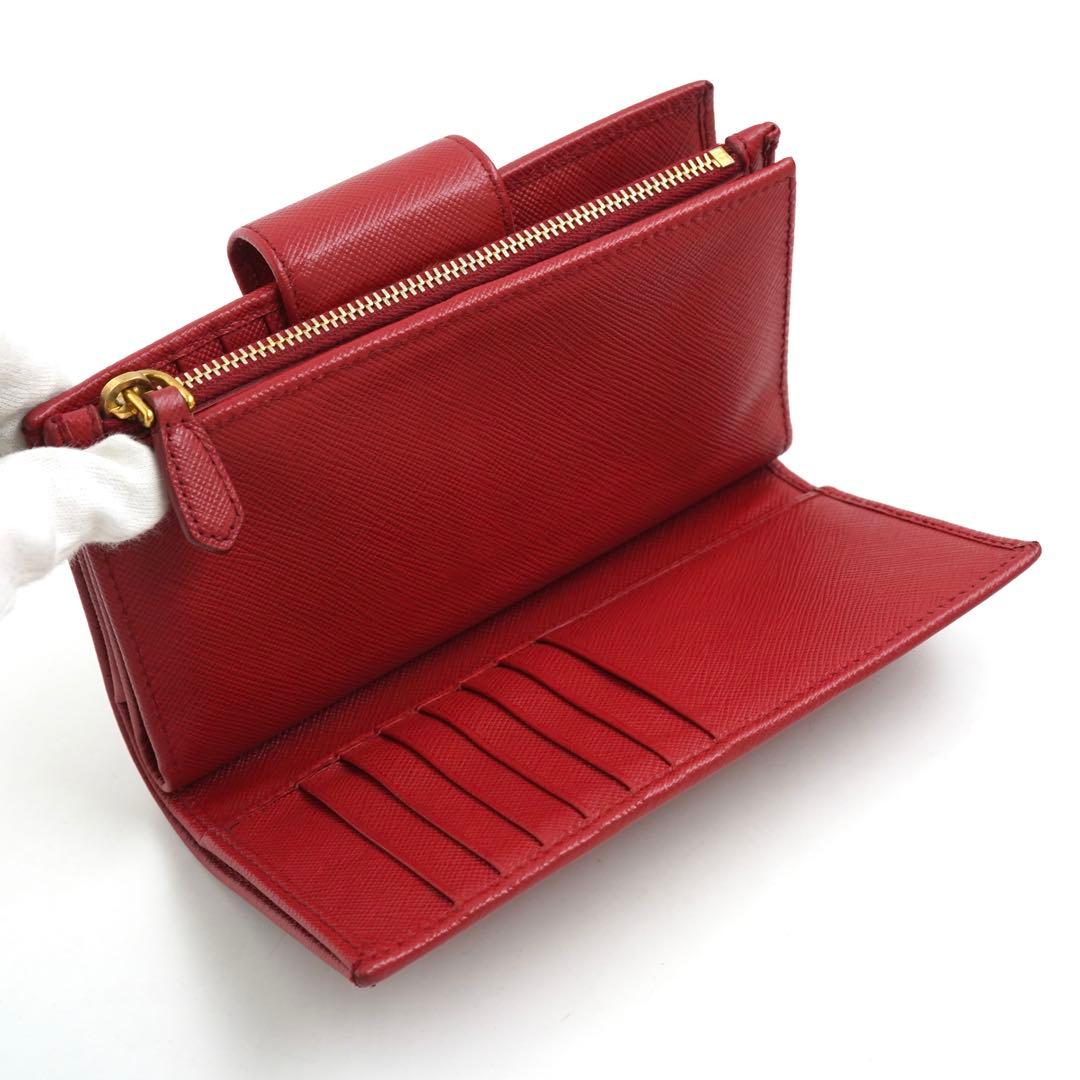 ✨未使用展示品✨　PRADA 長財布　サフィアーノレザー　サフィアーノ　二つ折り