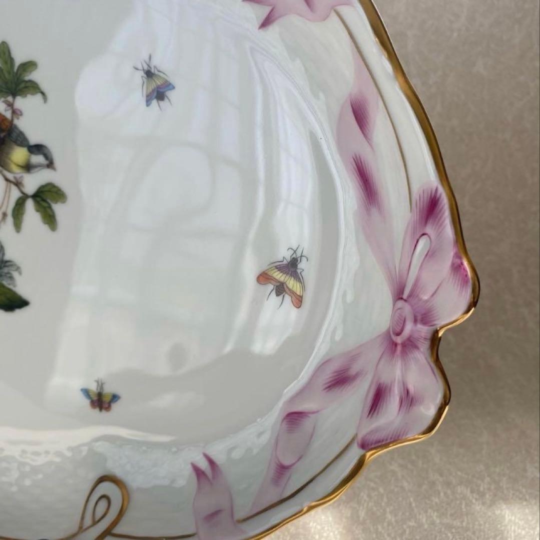 ヘレンド ロスチャイルドバード パーティトレイ 大皿 40cm