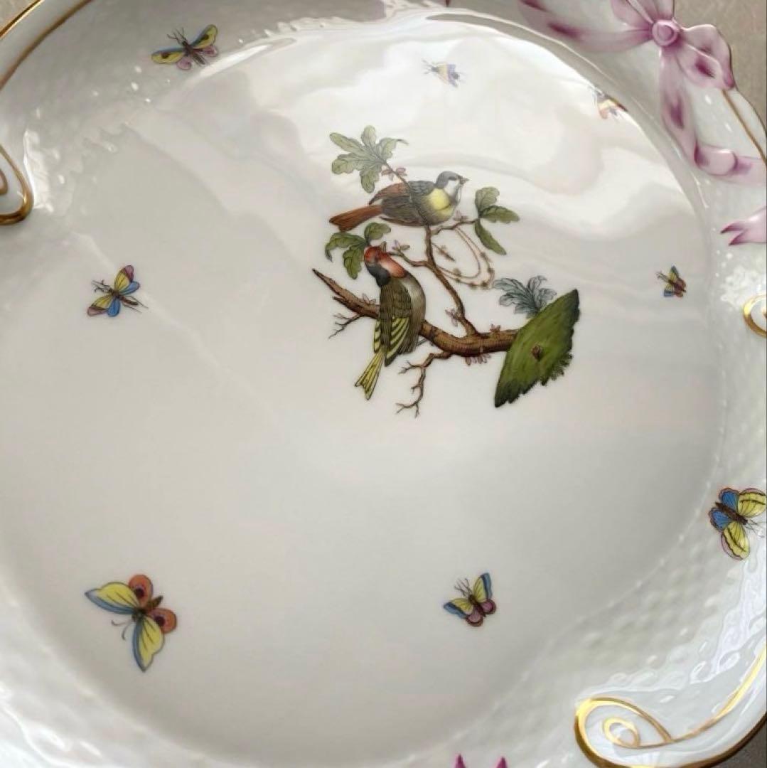 ヘレンド ロスチャイルドバード パーティトレイ 大皿 40cm