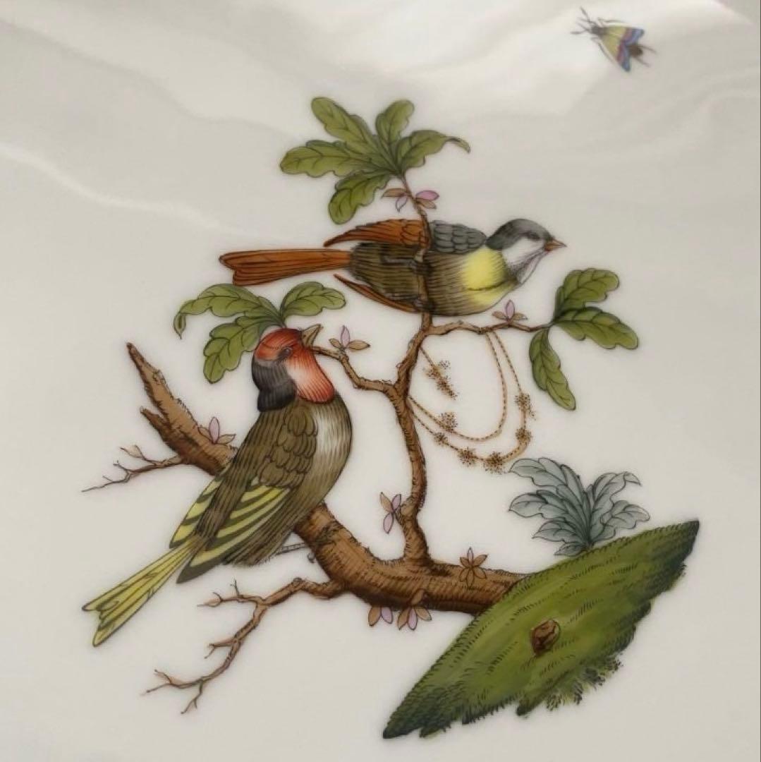 ヘレンド ロスチャイルドバード パーティトレイ 大皿 40cm