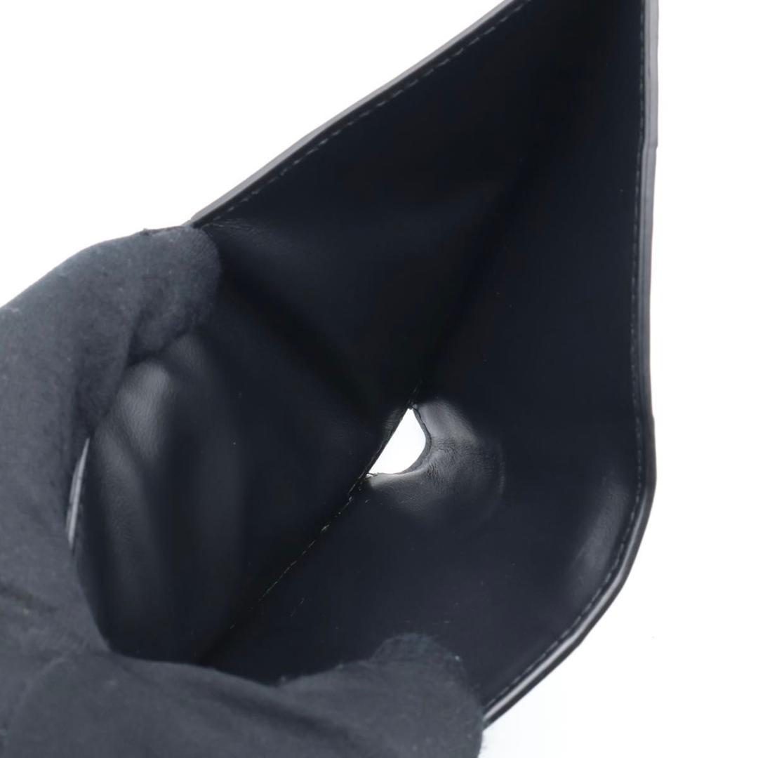 【超極美品】BOTTEGA VENETA カセット　二つ折り財布　黒