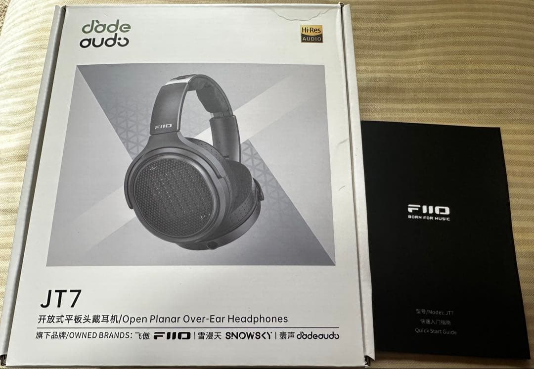 ヘッドホン FIIO JT7 Black [FIO-JT7-B]