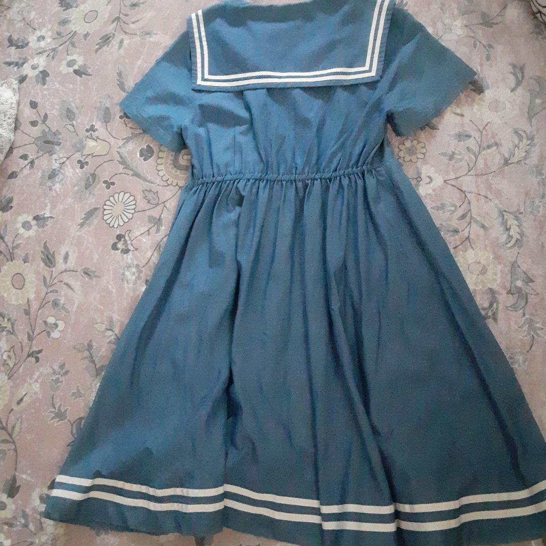 メゾピアノジュニアセーラーカラーワンピース