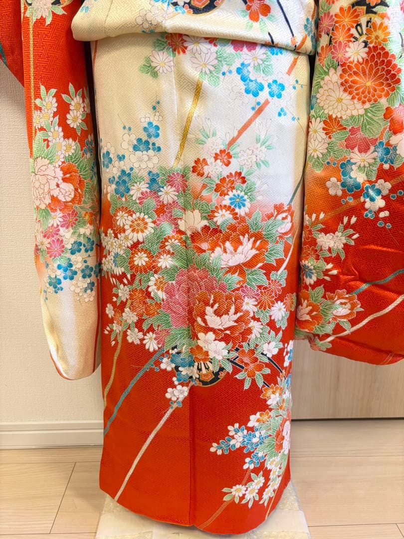 シーさん＊様用 七五三 7歳祝い着 セット 花車 M2507313