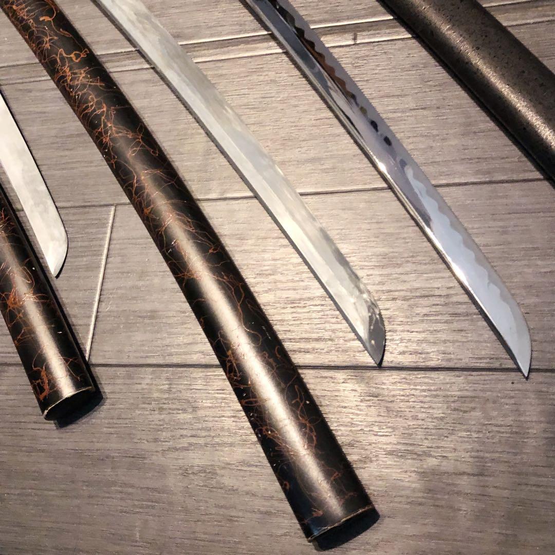 模造刀　大小3本セット　太刀　脇差　骨董品　模擬刀まとめ