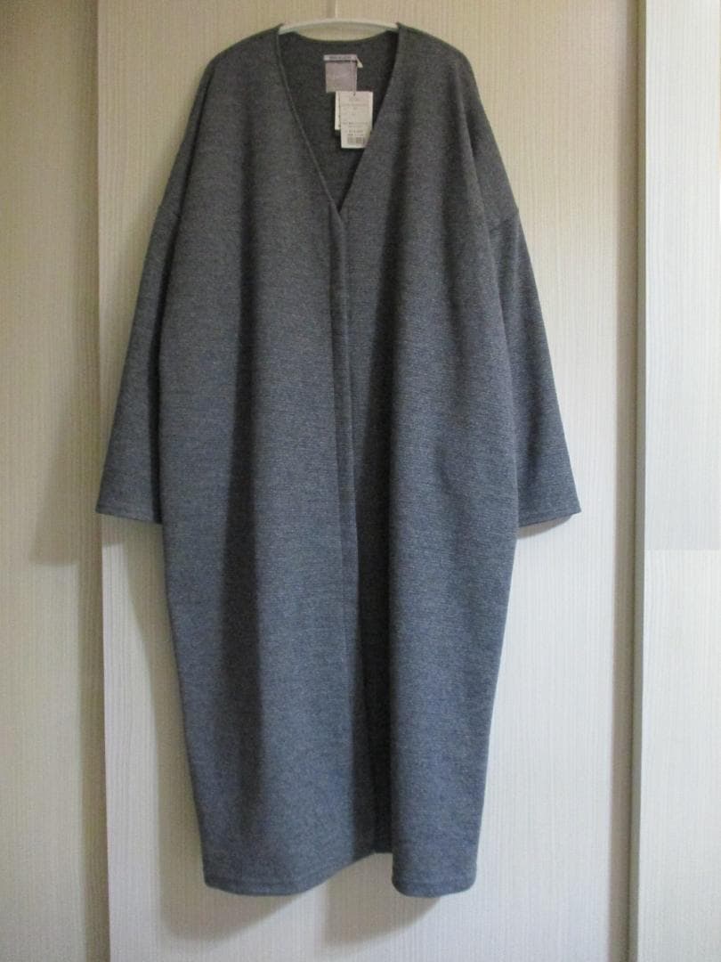 ソウソウ SOU・SOU C/Wハウンドトゥースチェック Vネック ライトコート