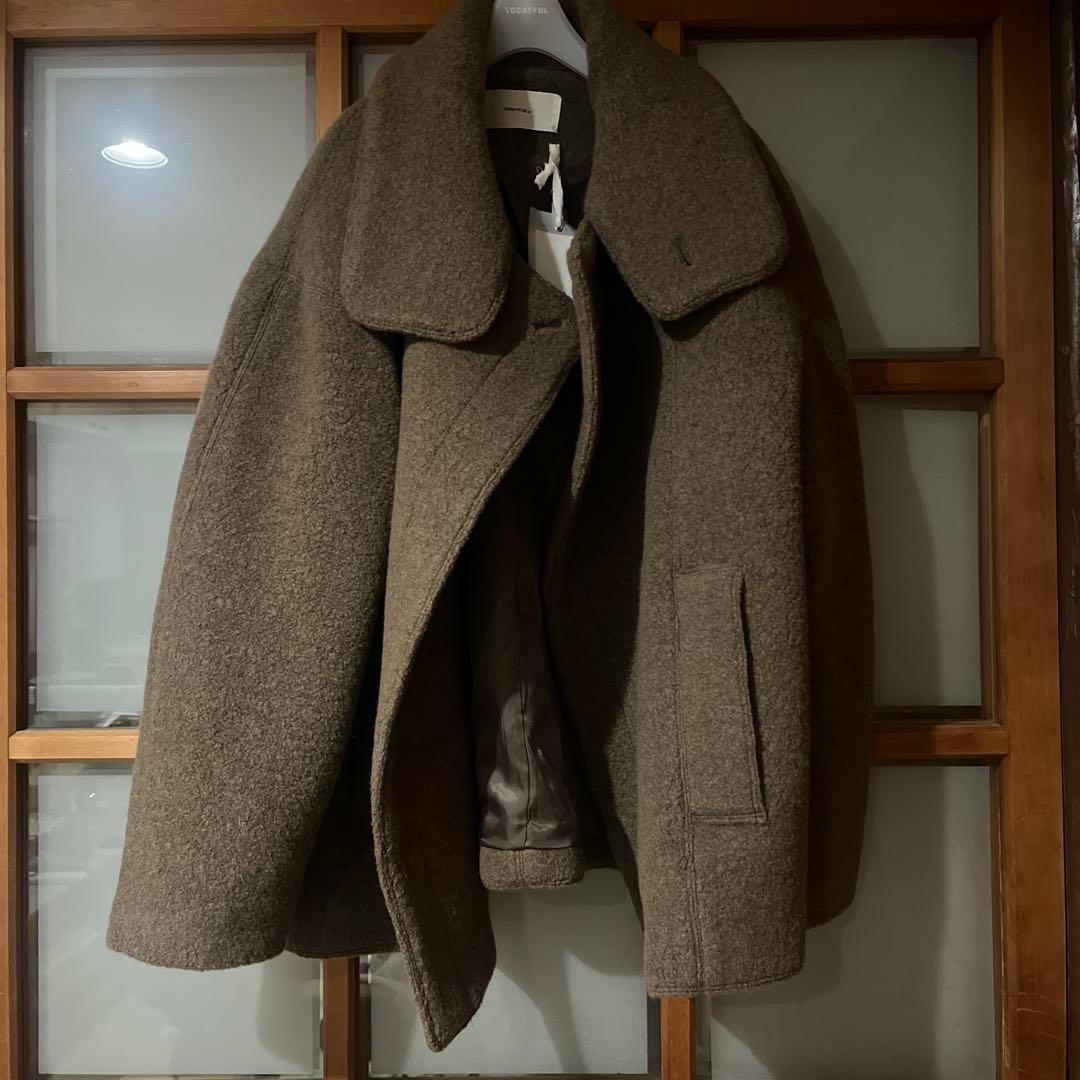 新品未使用_TODAYFUL Standcollar Boucle Jacket