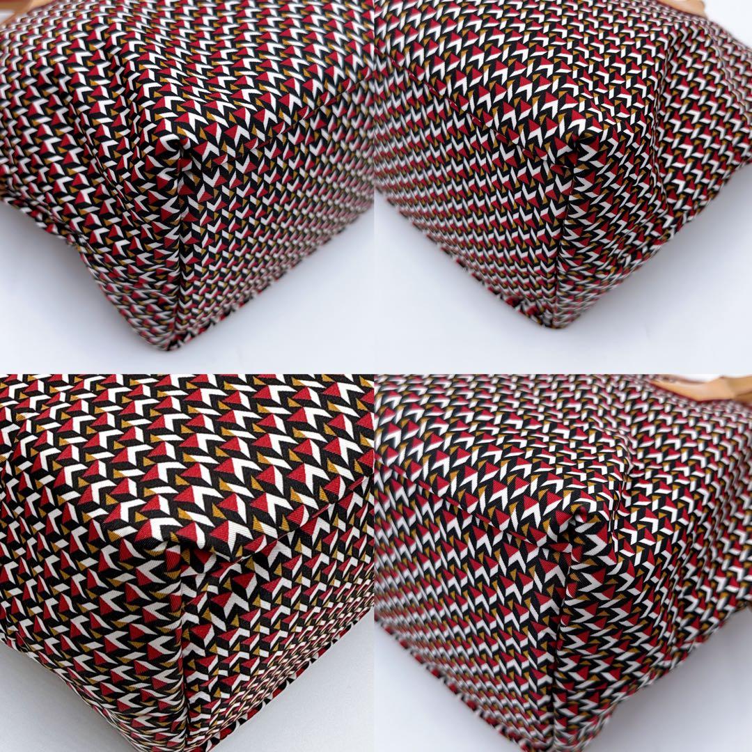 ロベルタピエリ TATAMI トートバッグ 人気 タタミ柄 レザー×ナイロン