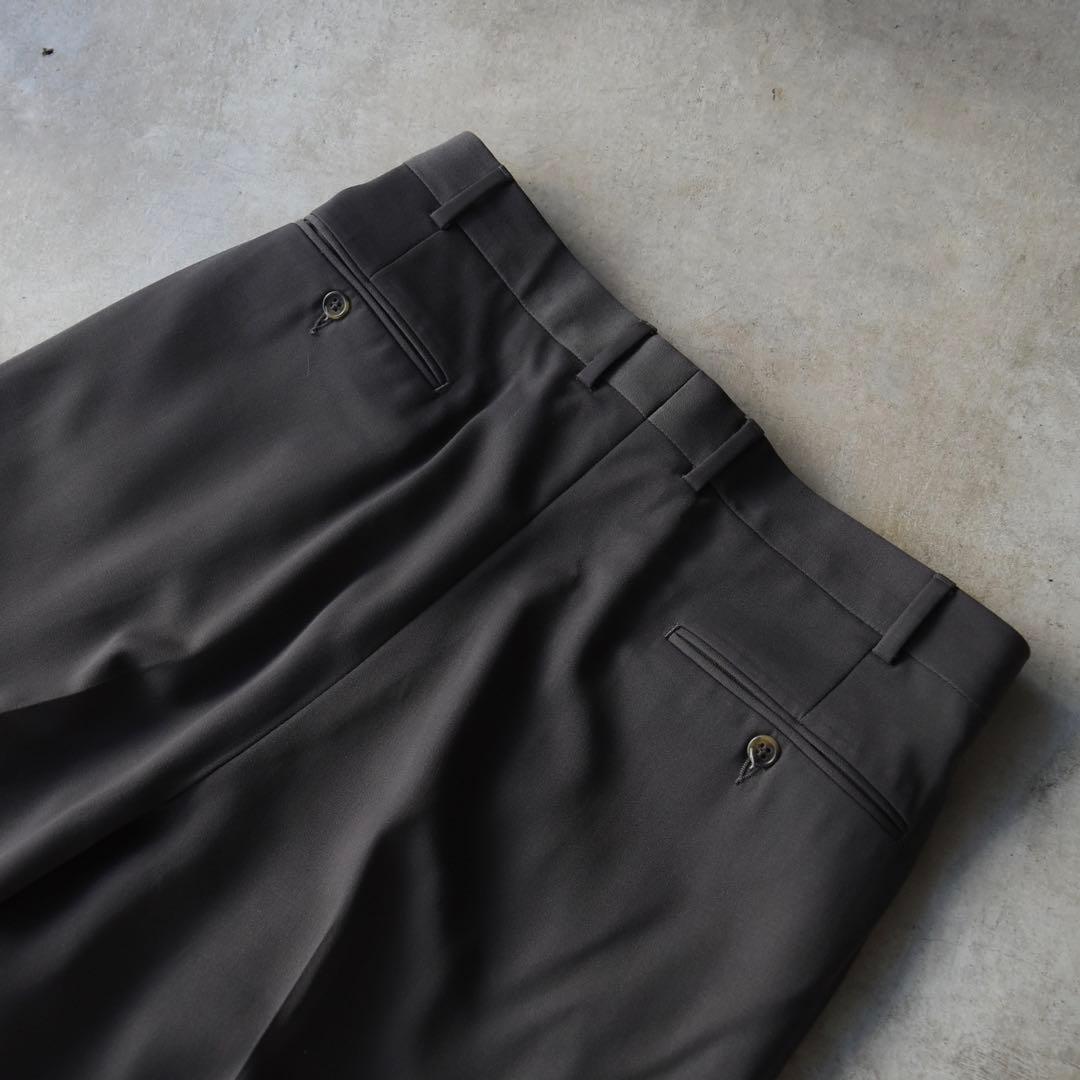 90s Façonnableファソナブル ツータックスラックス W34 L30