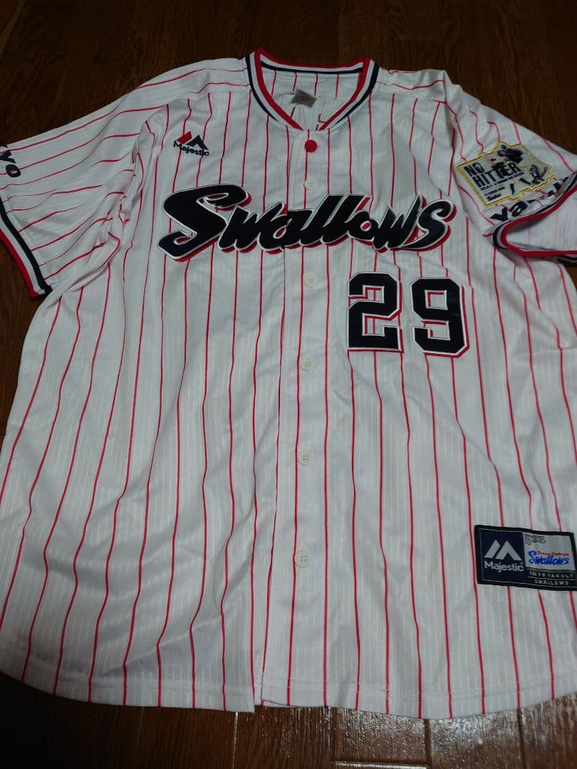 東京ヤクルトスワローズ　小川泰弘　ノーノー記念ユニホーム
