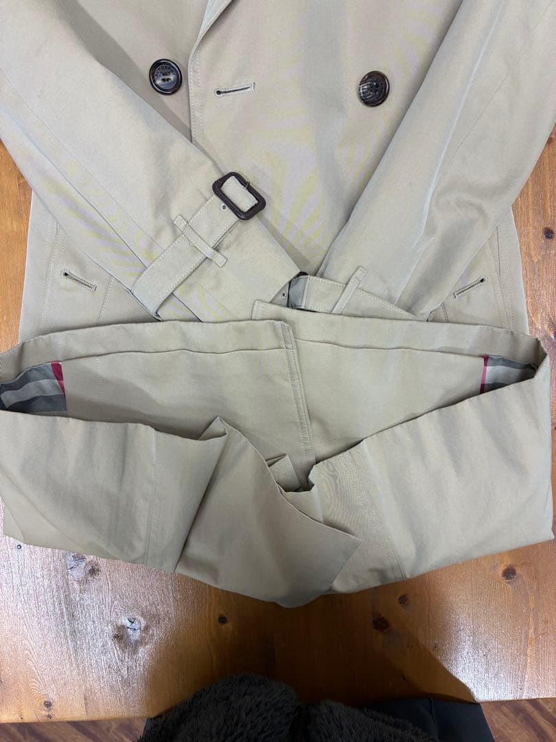 バーバリー　トレンチコートライナー付き　36