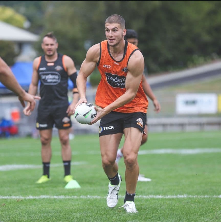 し*う様 【海外4XLサイズ】NRL ウエスト・タイガース '20 シングレット