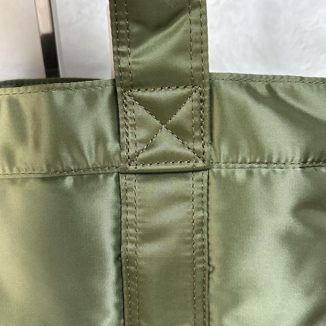 【極美品】PORTER ポーター タンカー トートバッグ セージグリーン