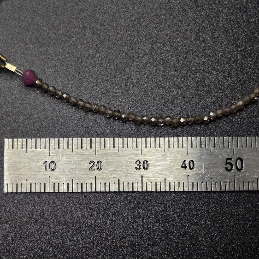 【超希少石/最強品質】カラーチェンジガーネット＊約2mm＊　天然石ブレスレット