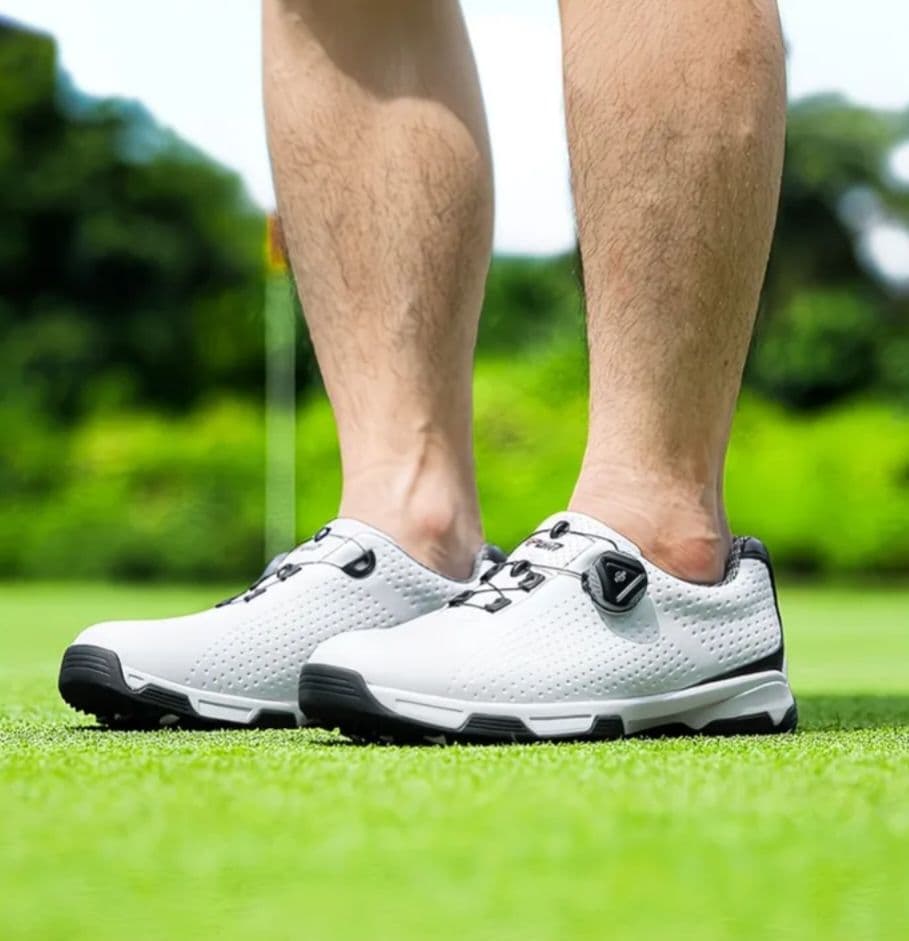 PGM ゴルフシューズ ホワイト/ライム