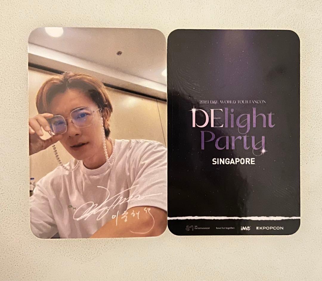 SUPERJUNIOR D&E  ウンネ　ドンヘ　トレカ　シンガポール