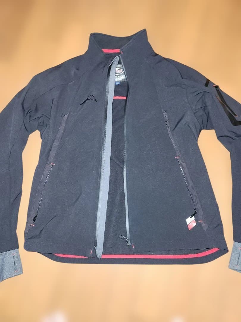 KUSHITANI バイク用ミッドレイヤージャケット XL ブラック