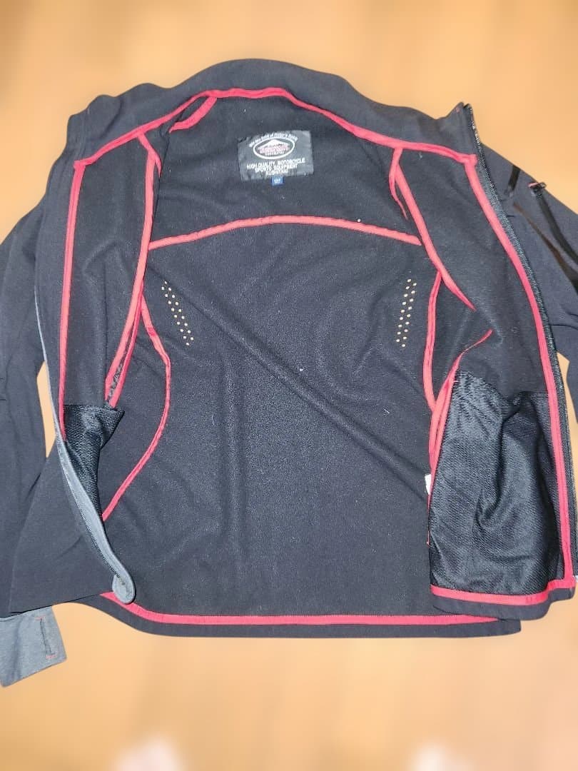 KUSHITANI バイク用ミッドレイヤージャケット XL ブラック