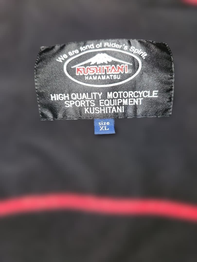 KUSHITANI バイク用ミッドレイヤージャケット XL ブラック