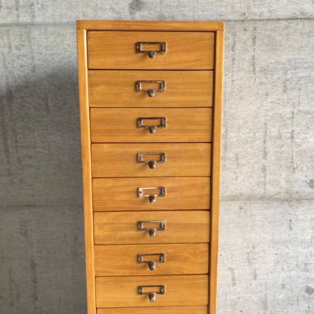 チェスト 多段 11段 引き出し キャビネット ワゴン 箪笥 キャスター付 木製