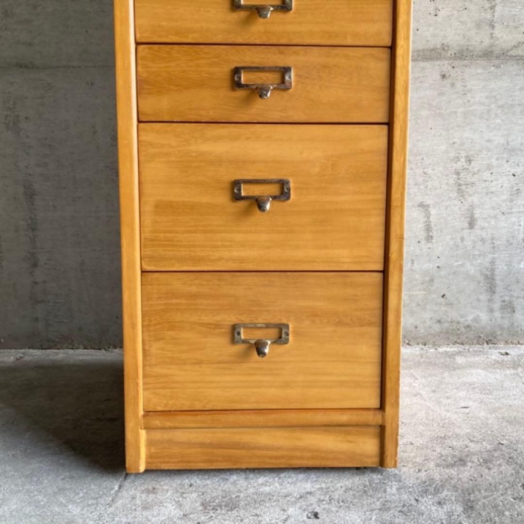 チェスト 多段 11段 引き出し キャビネット ワゴン 箪笥 キャスター付 木製