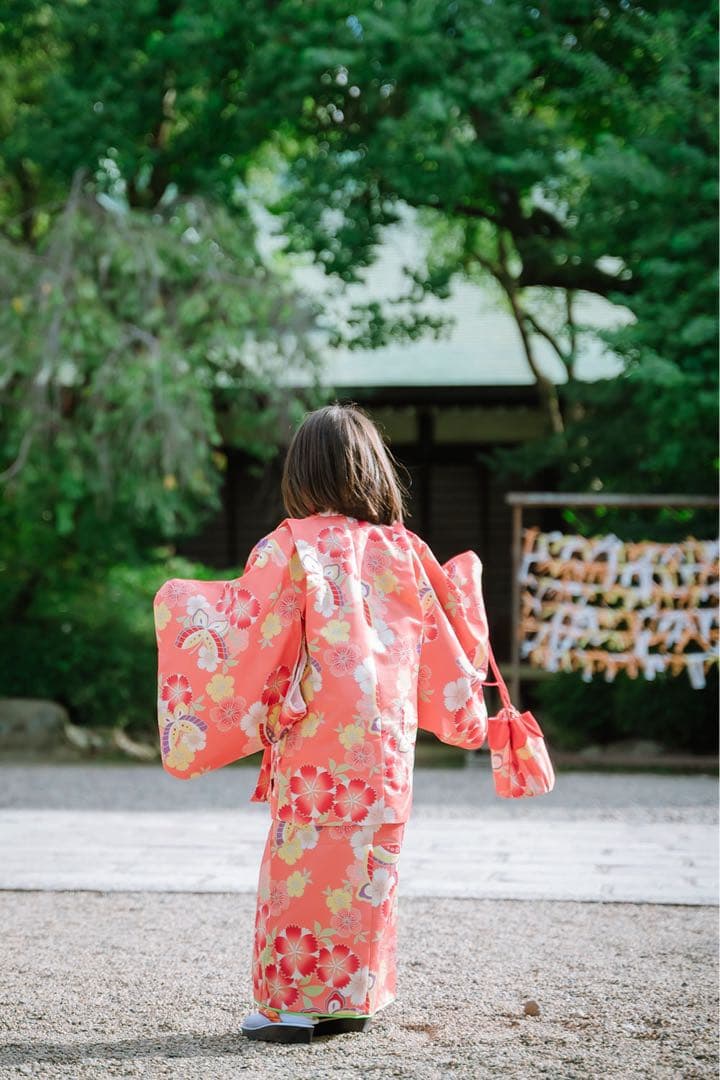 7歳七五三セット こどもアンサンブル9点セット no.505