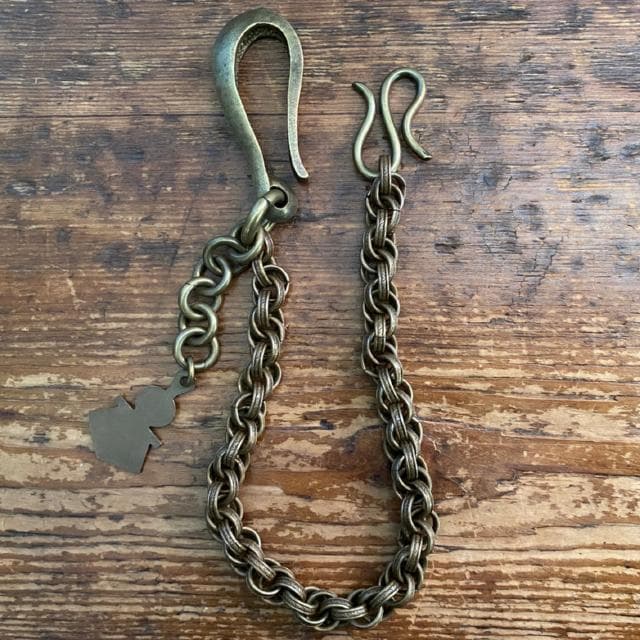 廃盤 TOPAZ トパーズ Brass 真鍮 ブラス ウォレットチェーン