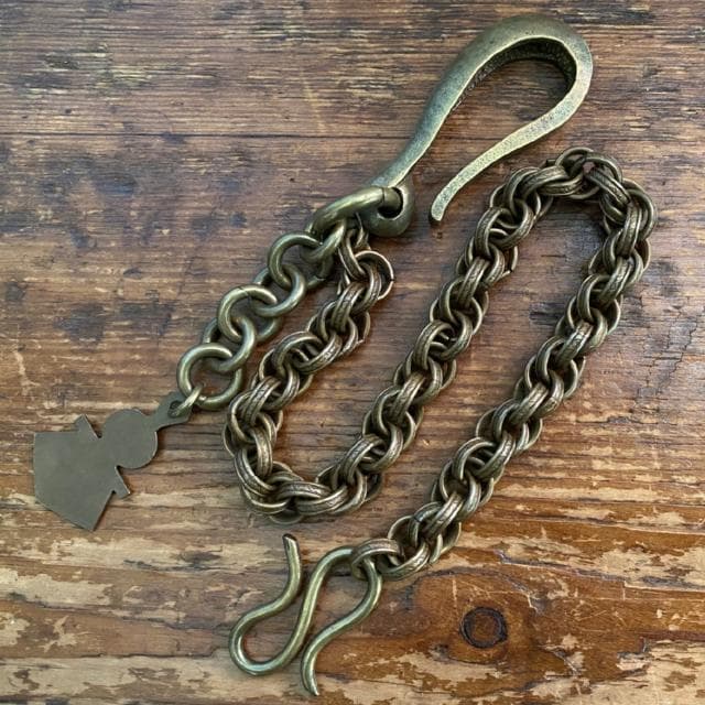 廃盤 TOPAZ トパーズ Brass 真鍮 ブラス ウォレットチェーン