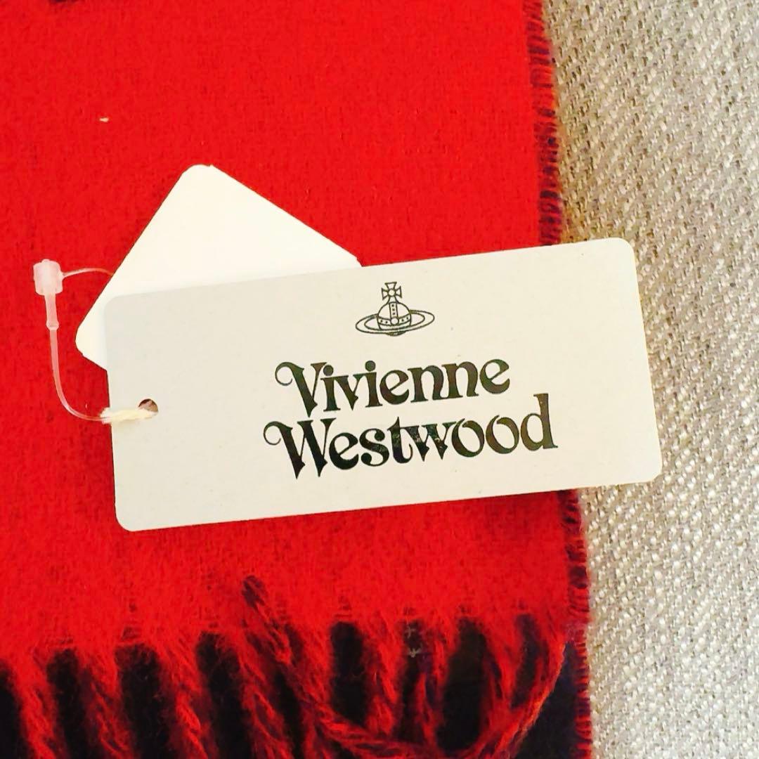 【新品】ヴィヴィアンウェストウッド　ツートンカラー　マフラ