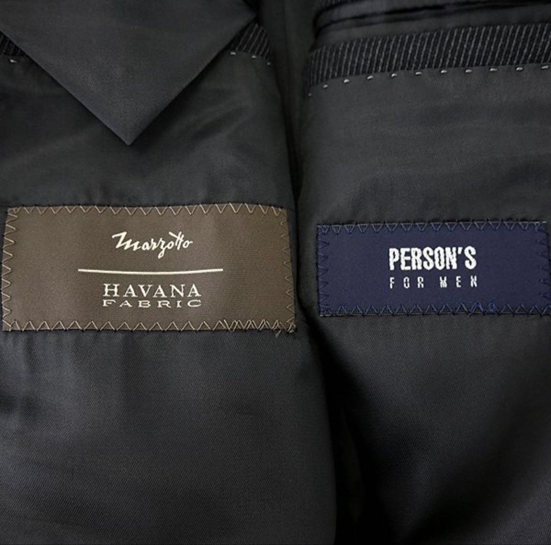 【新品】パーソンズフォーメン イタリア スーツ YA7 濃灰