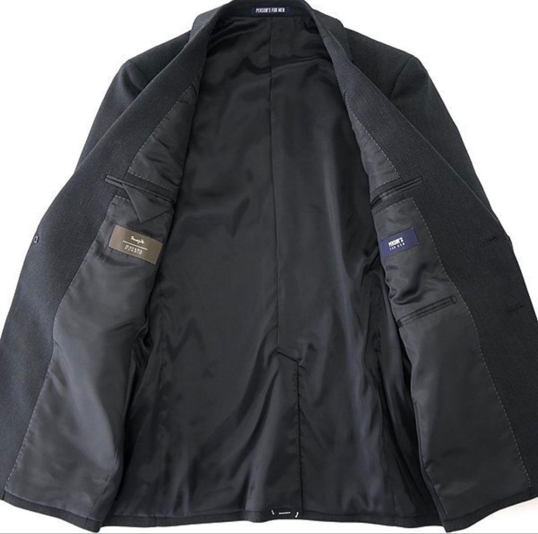 【新品】パーソンズフォーメン イタリア スーツ YA7 濃灰