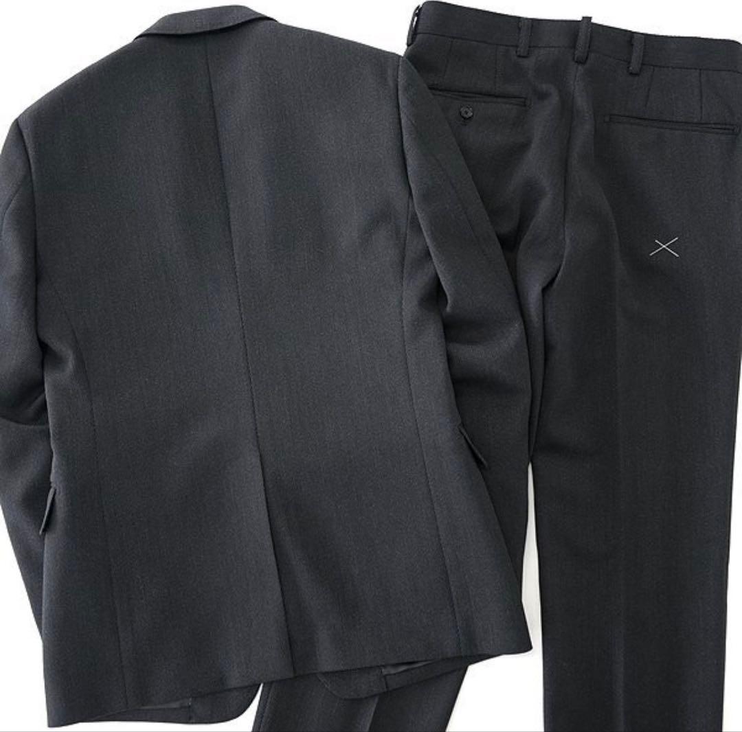 【新品】パーソンズフォーメン イタリア スーツ YA7 濃灰